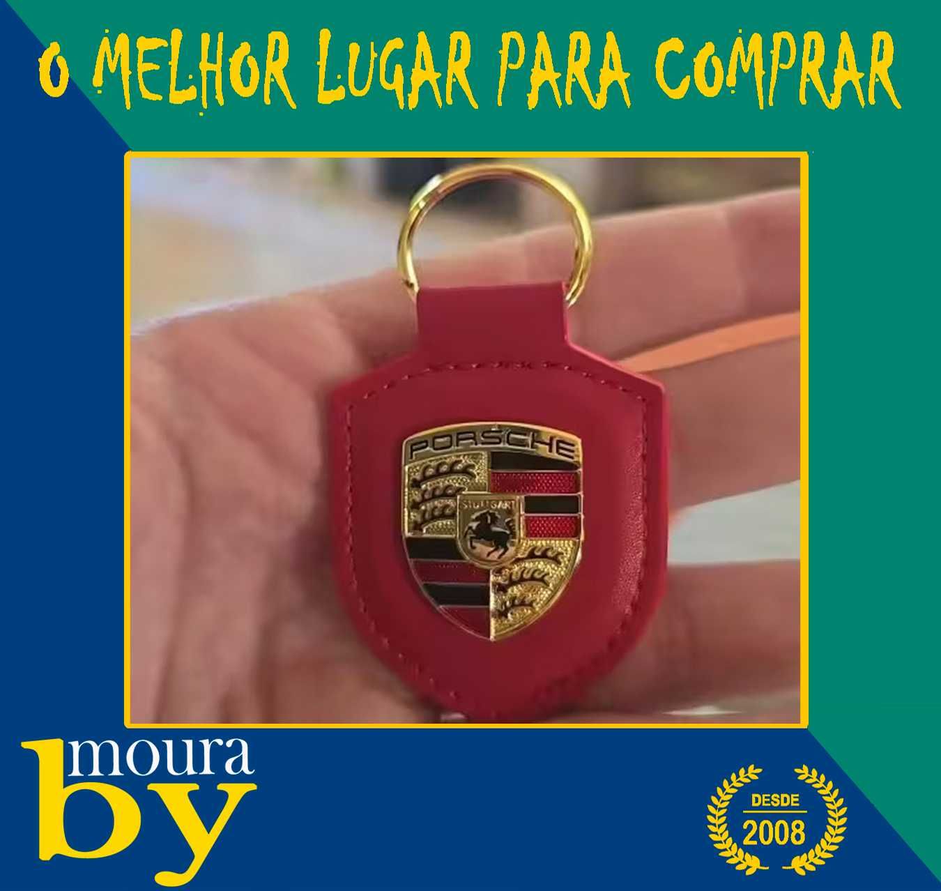 porta-chaves Porsche elegante e jovem