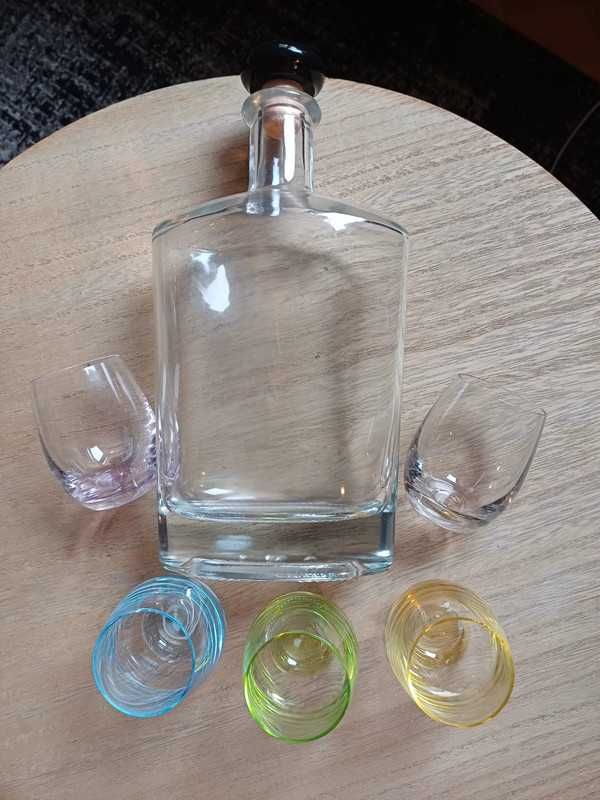 Karafka i 5 kieliszków Crystalex Bohemia