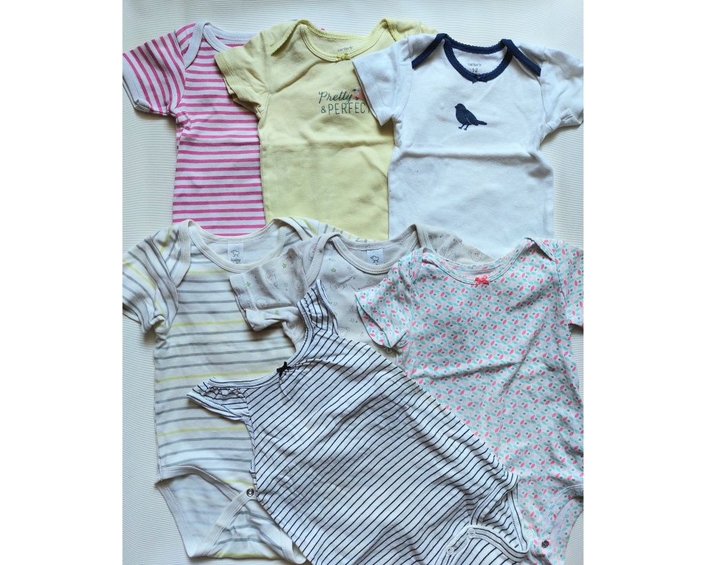 Бодіки, бодик Carter's, Baby Club, Topomini, H&M 74-92