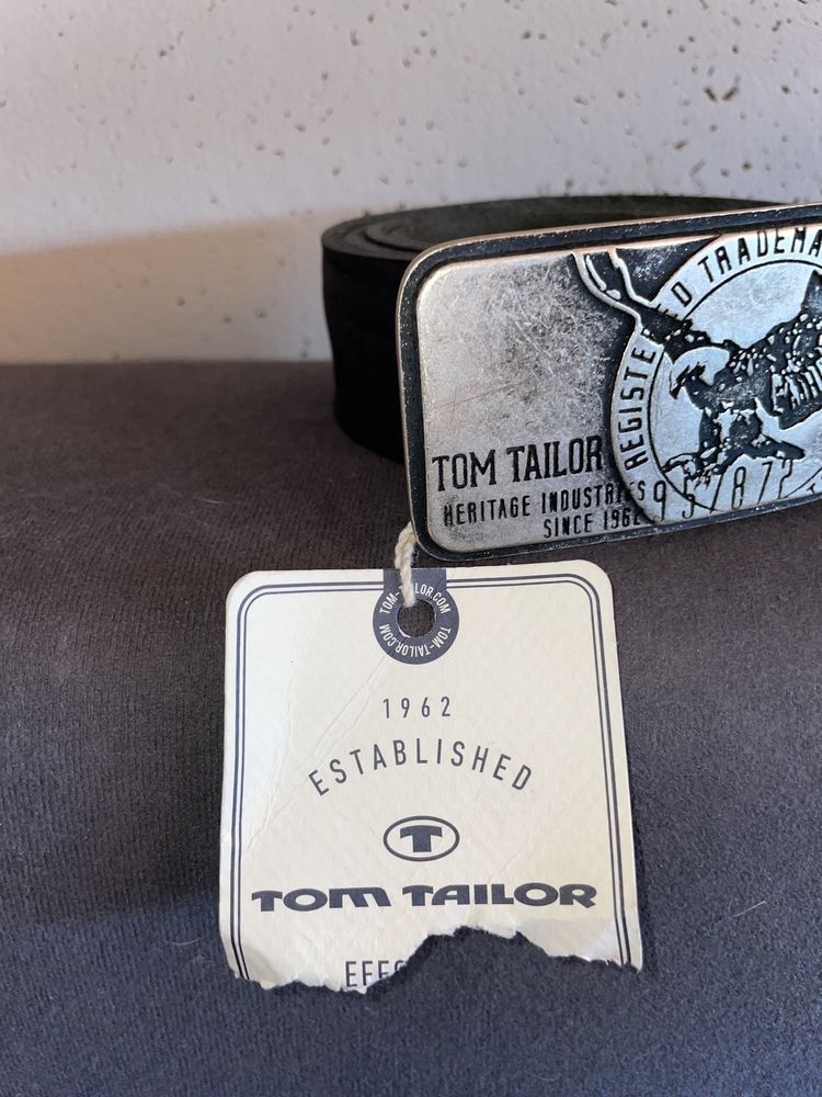 Pasek skórzany Tom Tailor 90cm