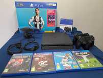 PlayStation 4 + 4 Gry