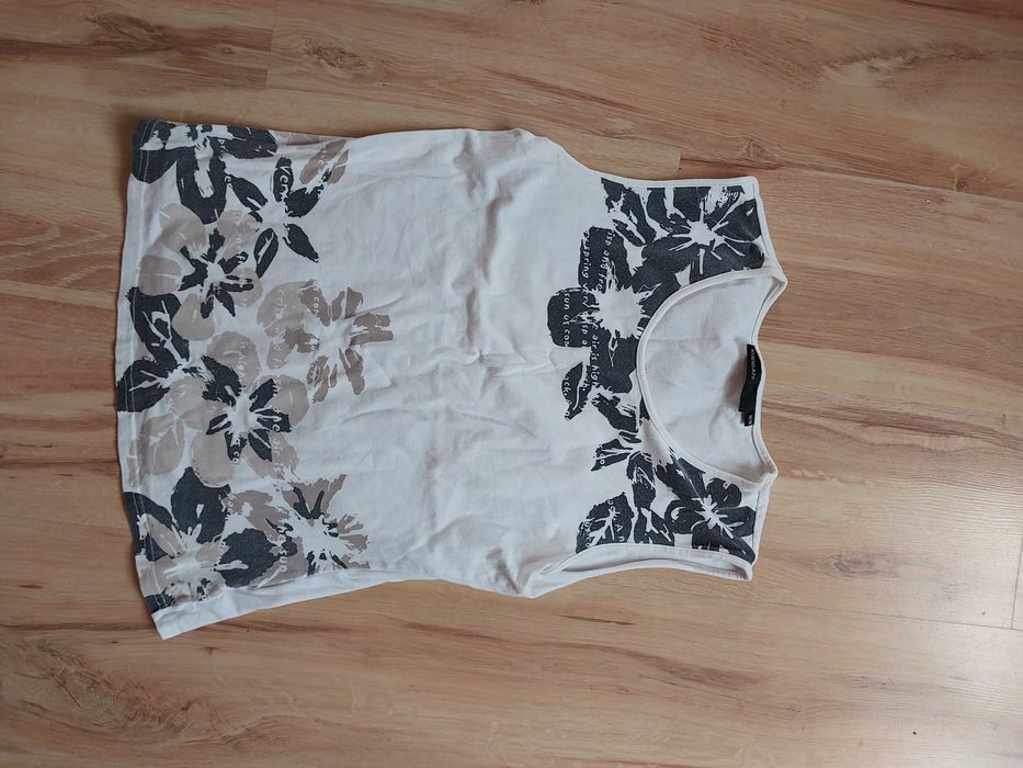 Bluzka koszulka 36 S 38 M KappAhl beżowa