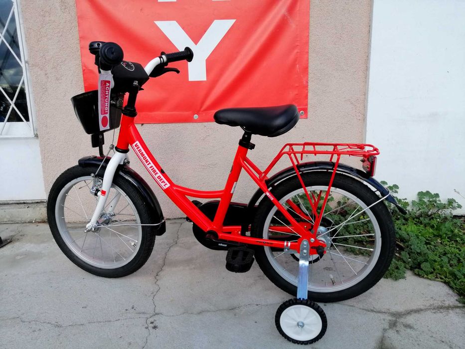 NOWY VERMONT FIRE DEPARTMENT *Koła 16* Dziecięcy Kółka Boczne Koszyk!