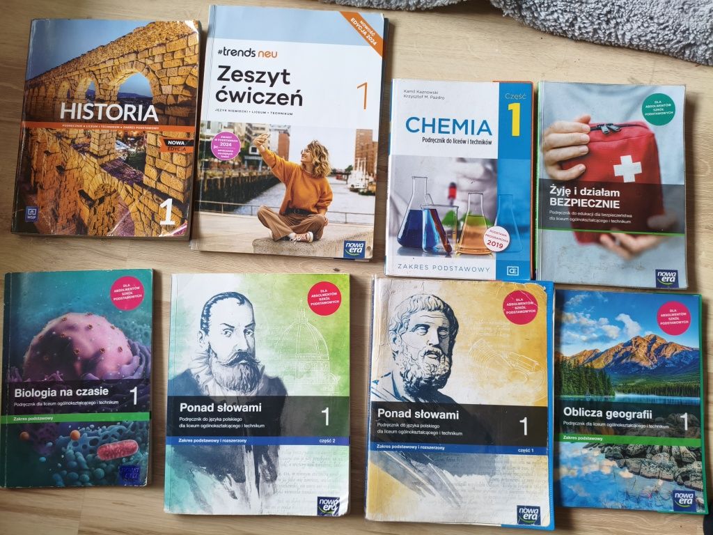 Podręczniki 1 klasa liceum technikum