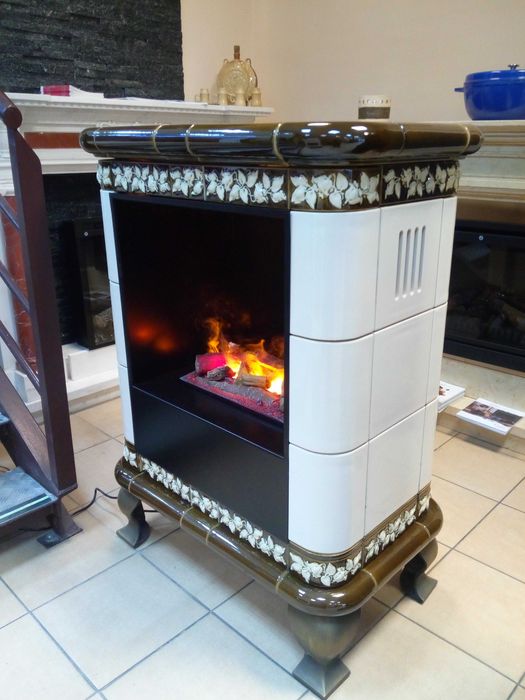 Piec kaflowy z wkładem elektrycznym Kraków