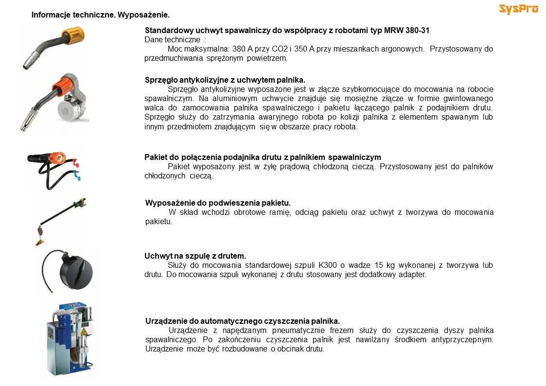 Przemysłowy robot spawalniczy, pozycjoner, obrotnik, CLOOS
