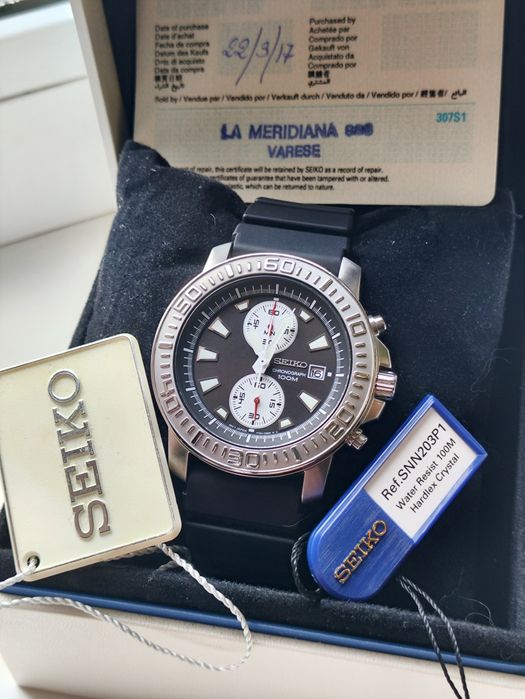 Seiko panda chronograph