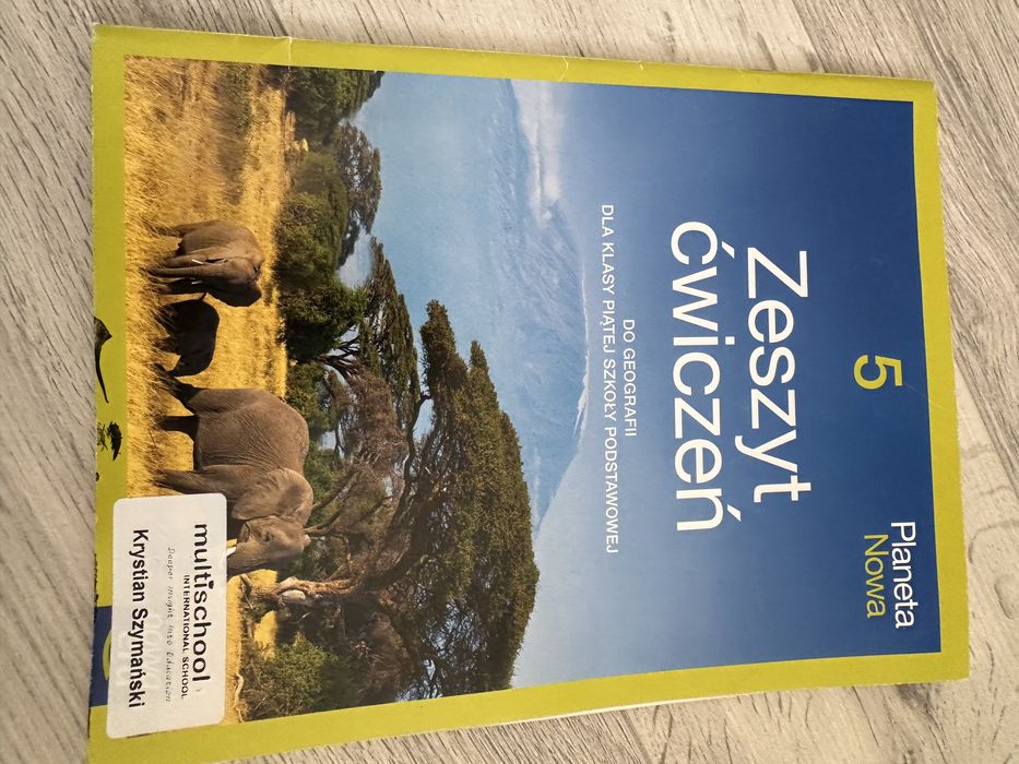 Zeszyt ćwiczeń do geografii klasa 5 Planeta Nowa