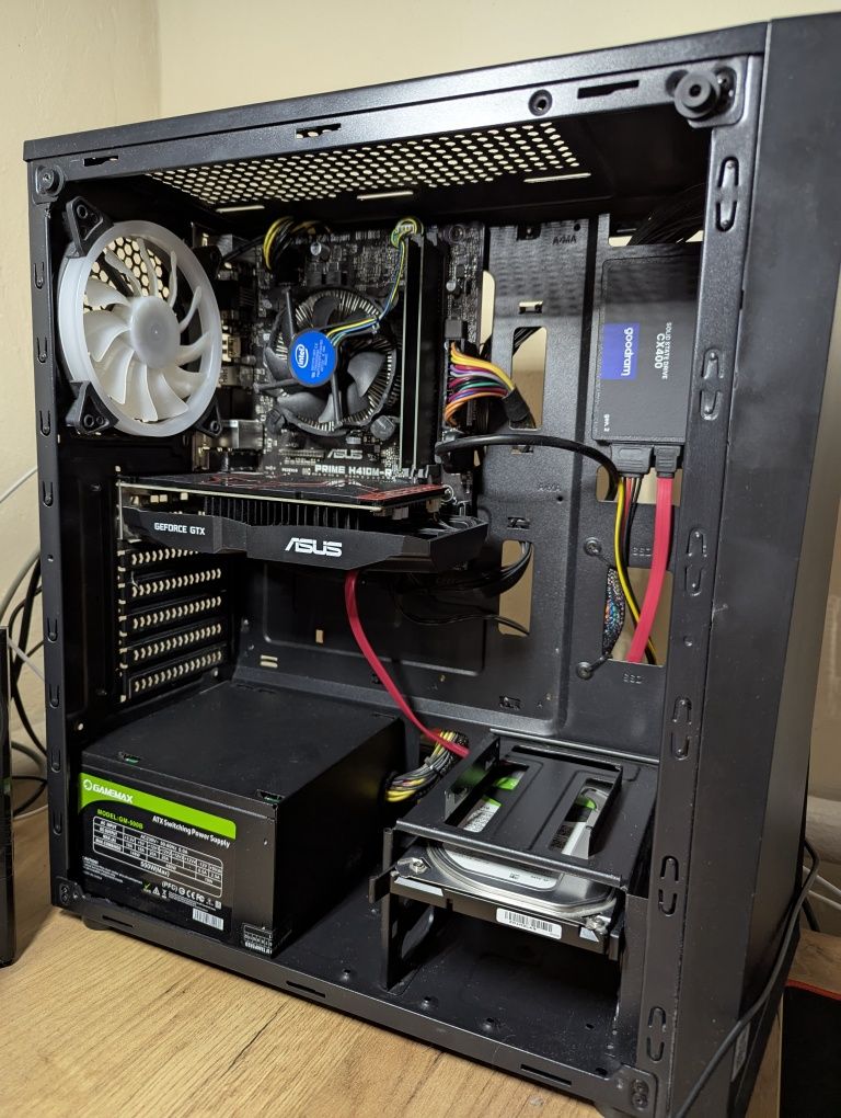 Комп'ютер Everest Home Intel i3-10100F 16 RAM nVidia GTX 1050 TI 1 TB