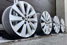 4x felgi aluminiowe 5x100 r16 et45 6J Alufelgi Oryginał Seat 16”