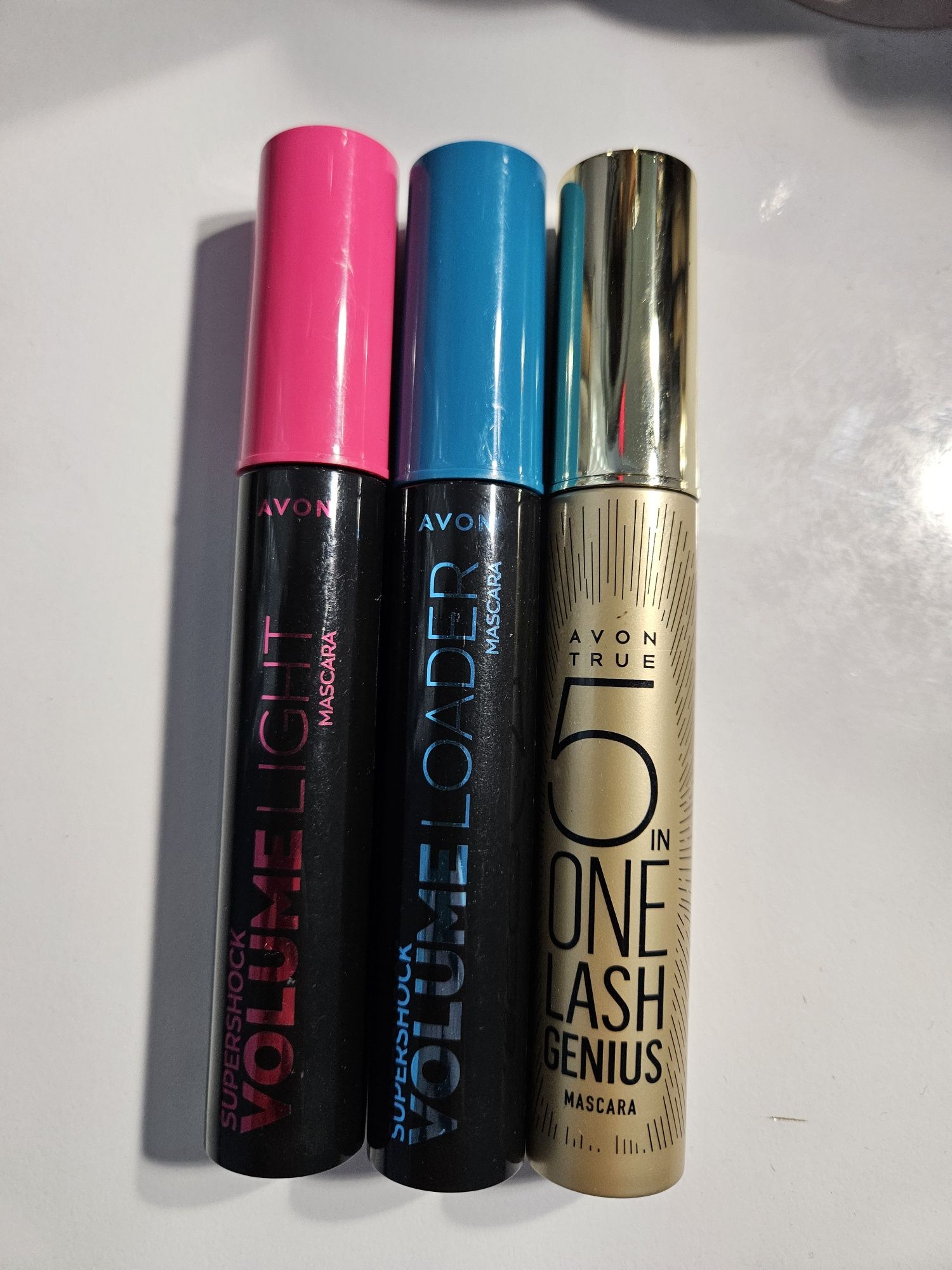 AVON Genius/Super SHOCK/zestaw 3 sztuk tuszy do rzęs w kolorze czarnym