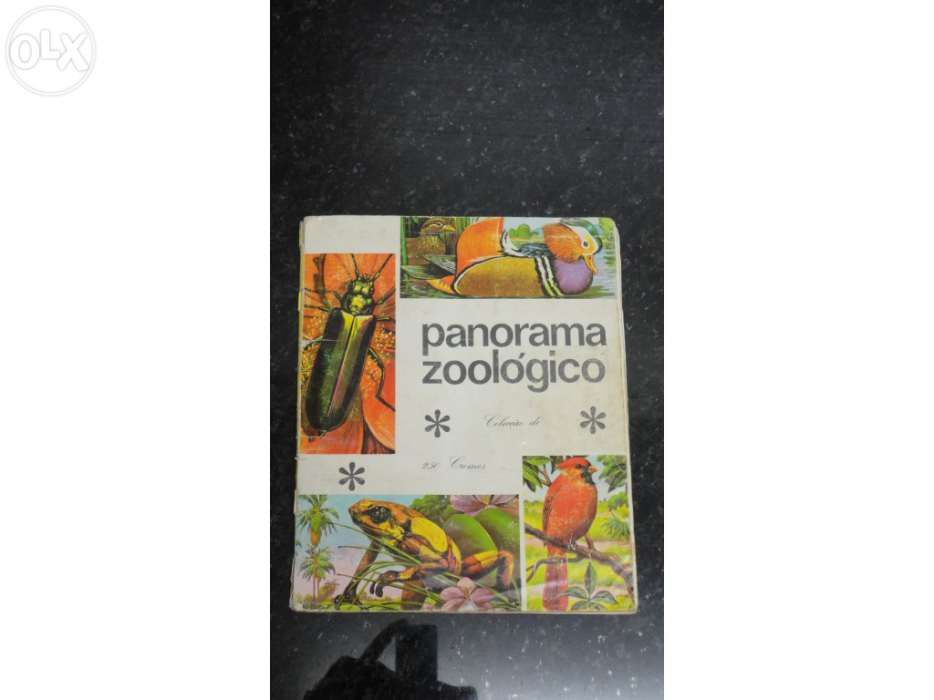 Caderneta de cromos Panorama Zoológico (COMPLETA)