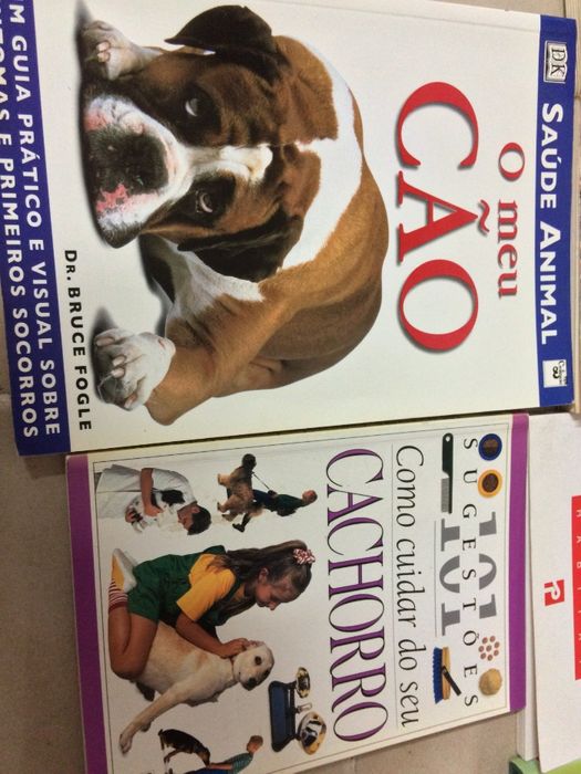 Cães, Livros de Cães, ofereço portes de envio, Preço por livro.