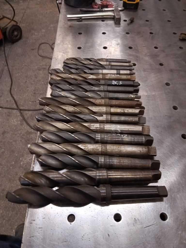 Wiertła do metalu walcowe i maszynowe od Mk 1 do mk5