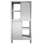 Szafa gastronomiczna przelotowa Mega-M 80x60x180 cm nierdzewna - NOWA
