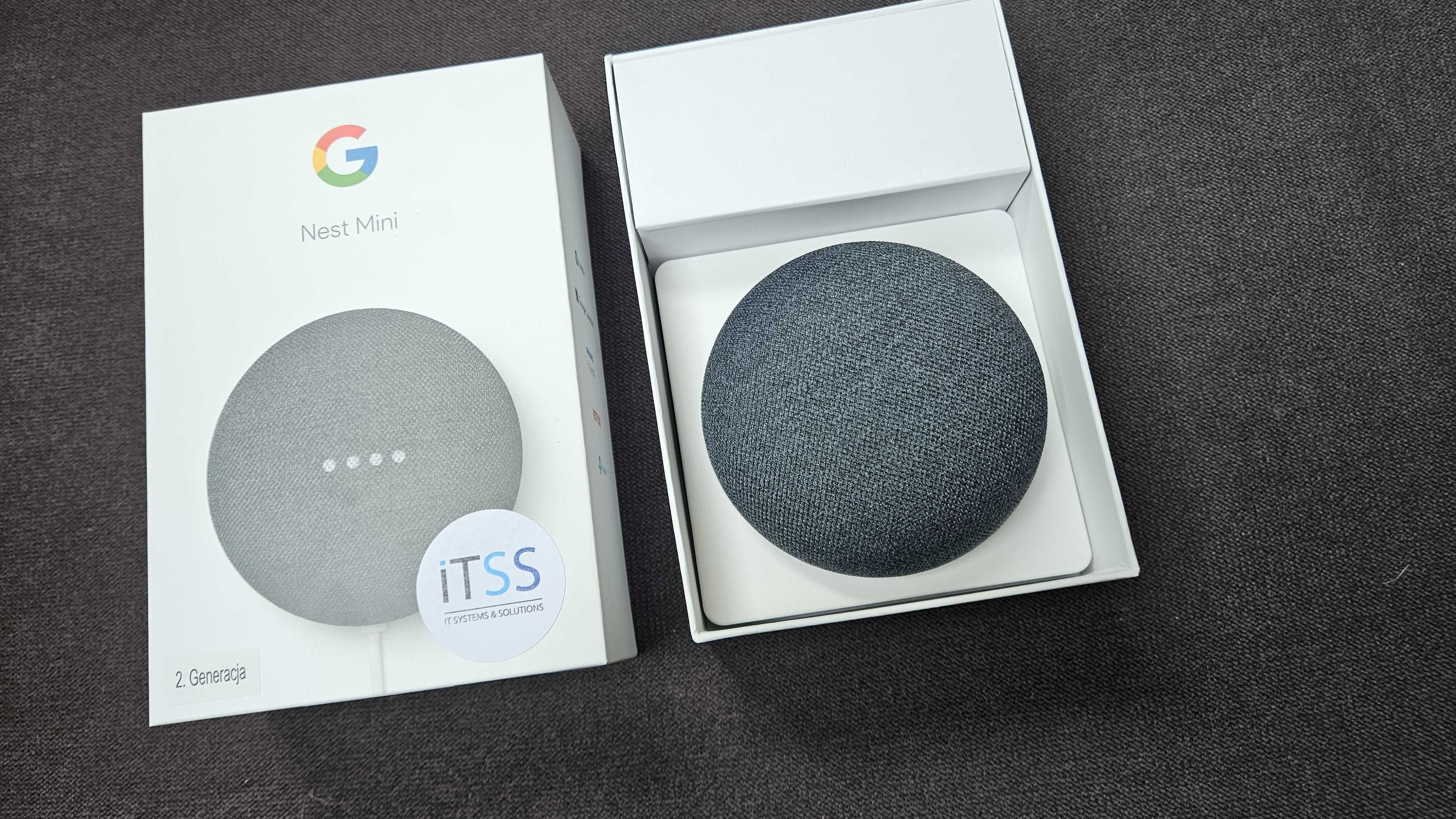 Głośnik przenośny Google Nest Mini czarny 15 W