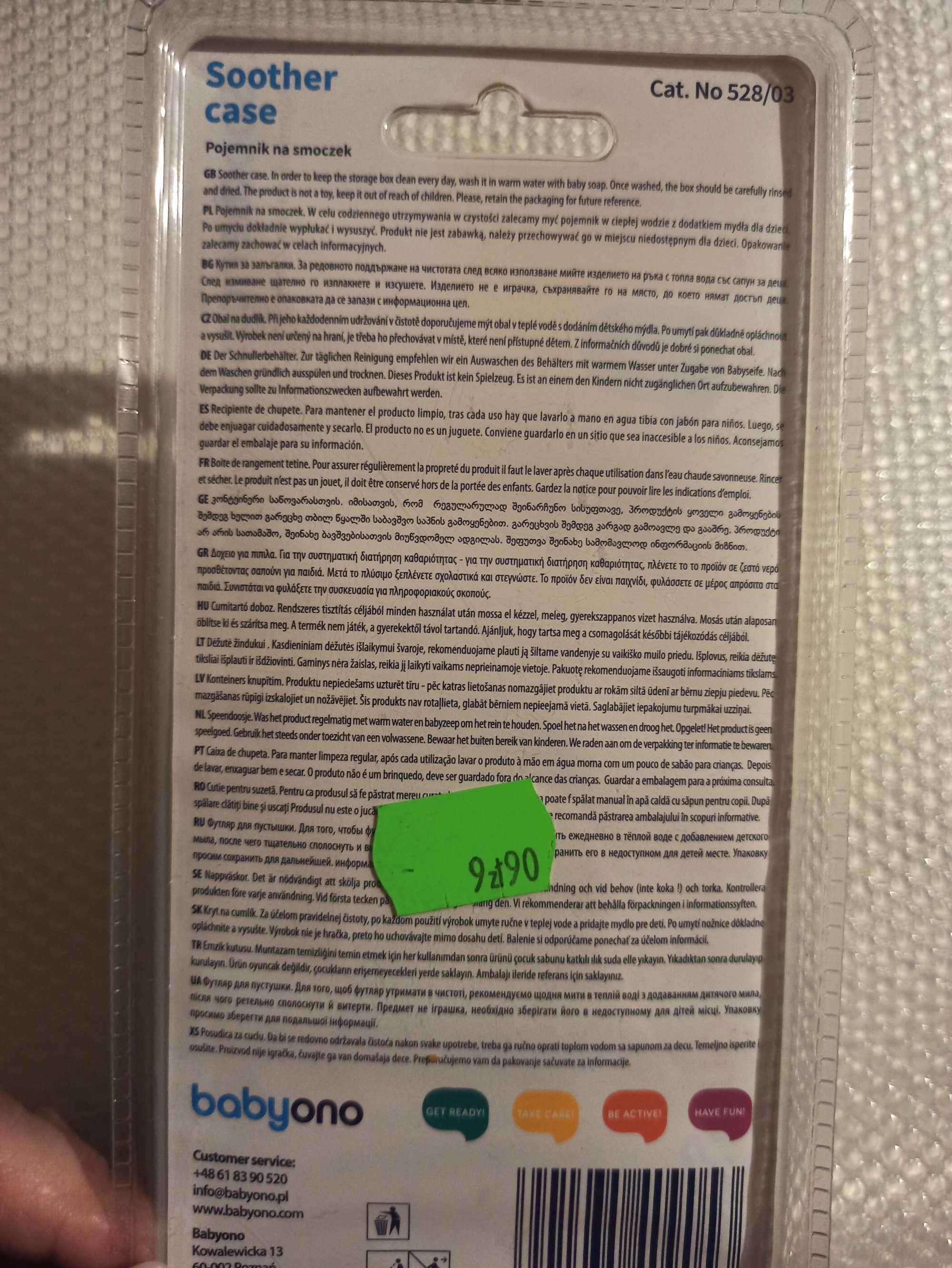Pojemnik na smoczek Babyono