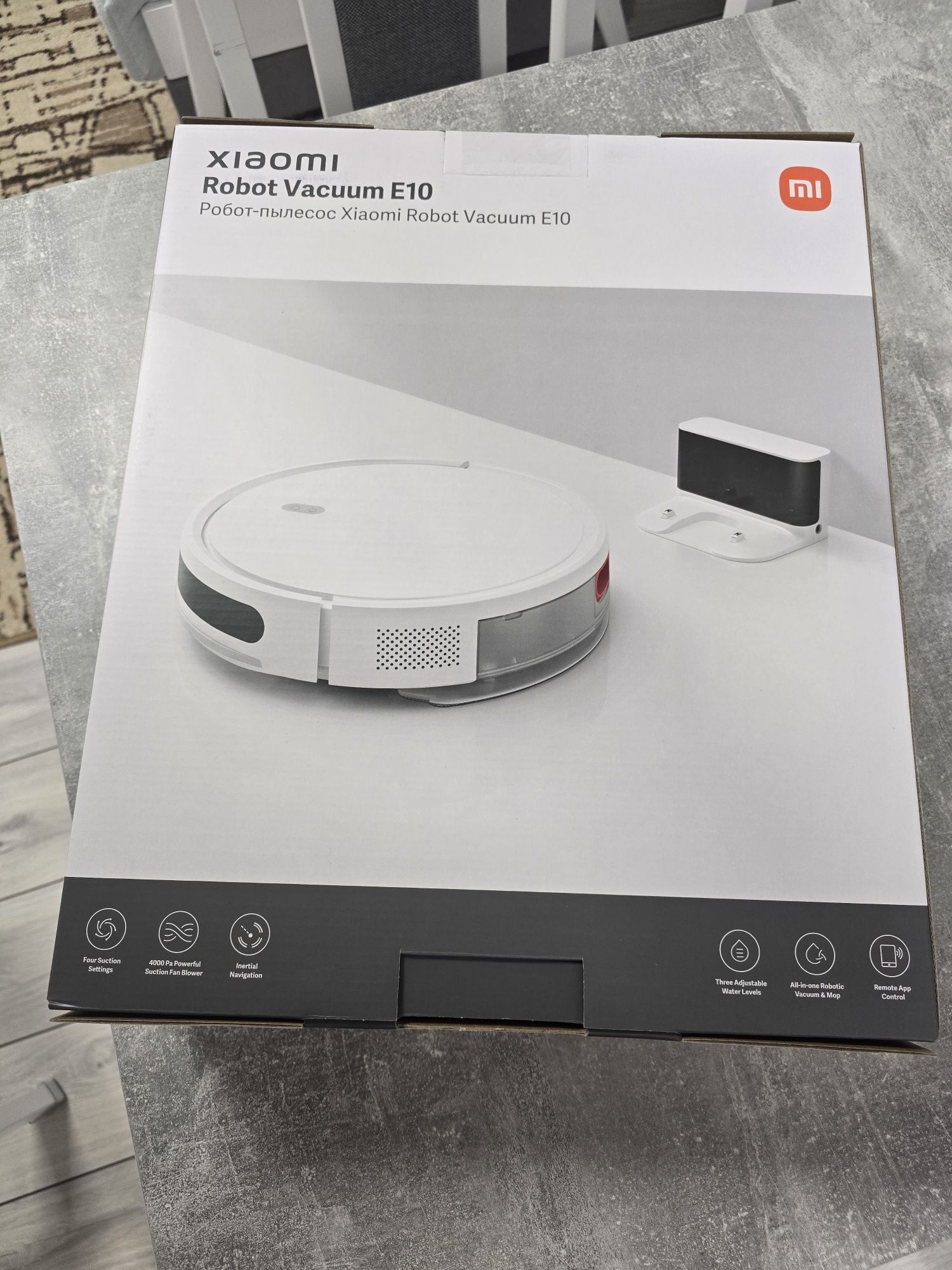 Pudełko wraz z instrukcjami Xiaomi Robot Vacuum E10