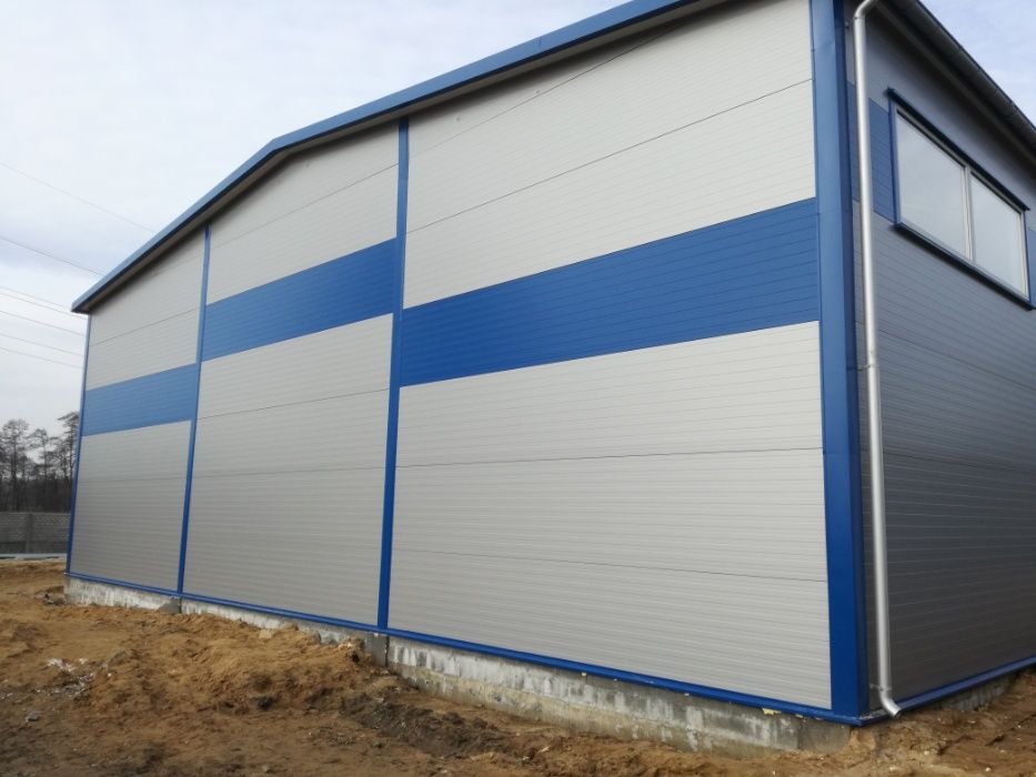 Hala stalowa, magazyn 18x28x6m 504m2