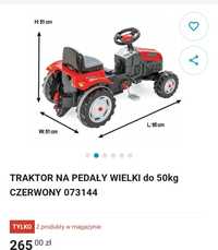 Duży traktorek na pedały do 50kg