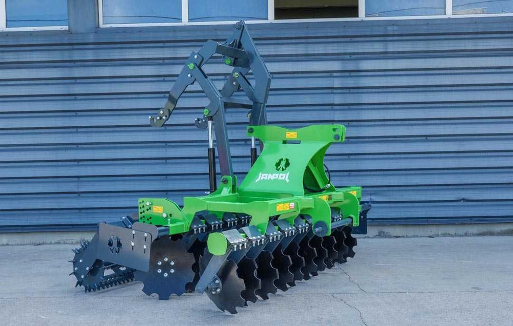 agregat talerzowy lekki z hydropakiem wał rura/ struna/ packer/ daszek