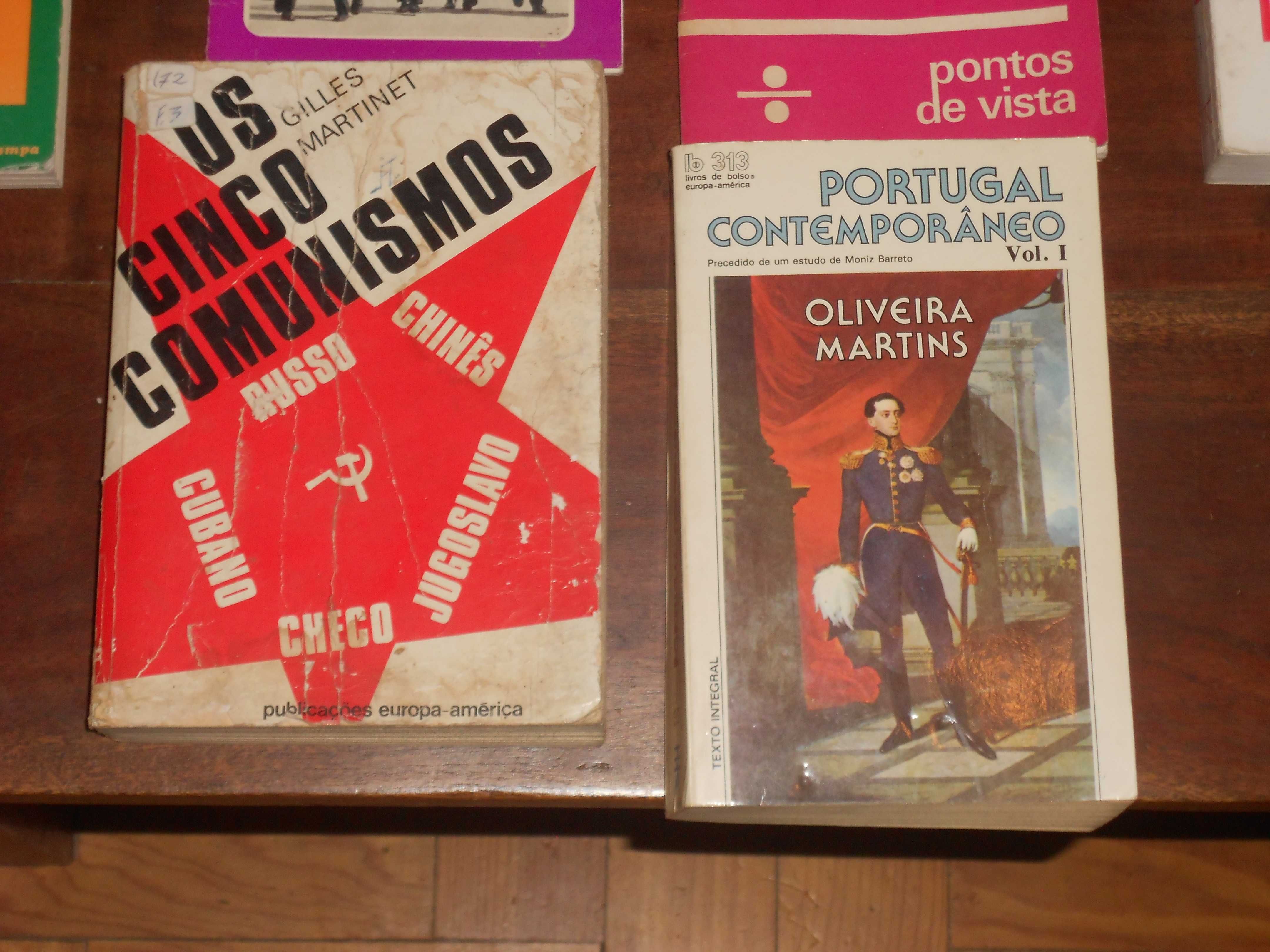 Diversos livros historicos, politicos, educativos