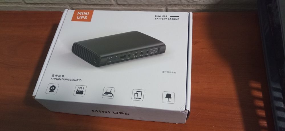 Dc mini ups для роутера і оптики безперебійне живлення