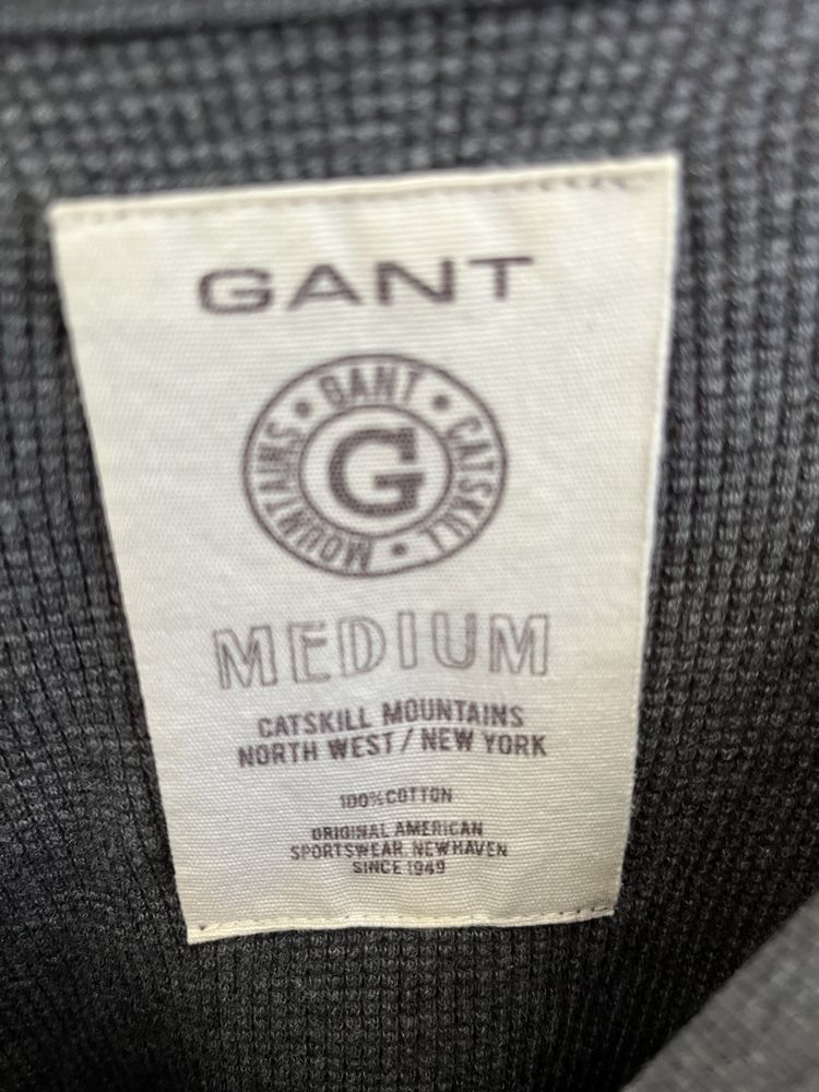Camisola malha cinzenta Gant