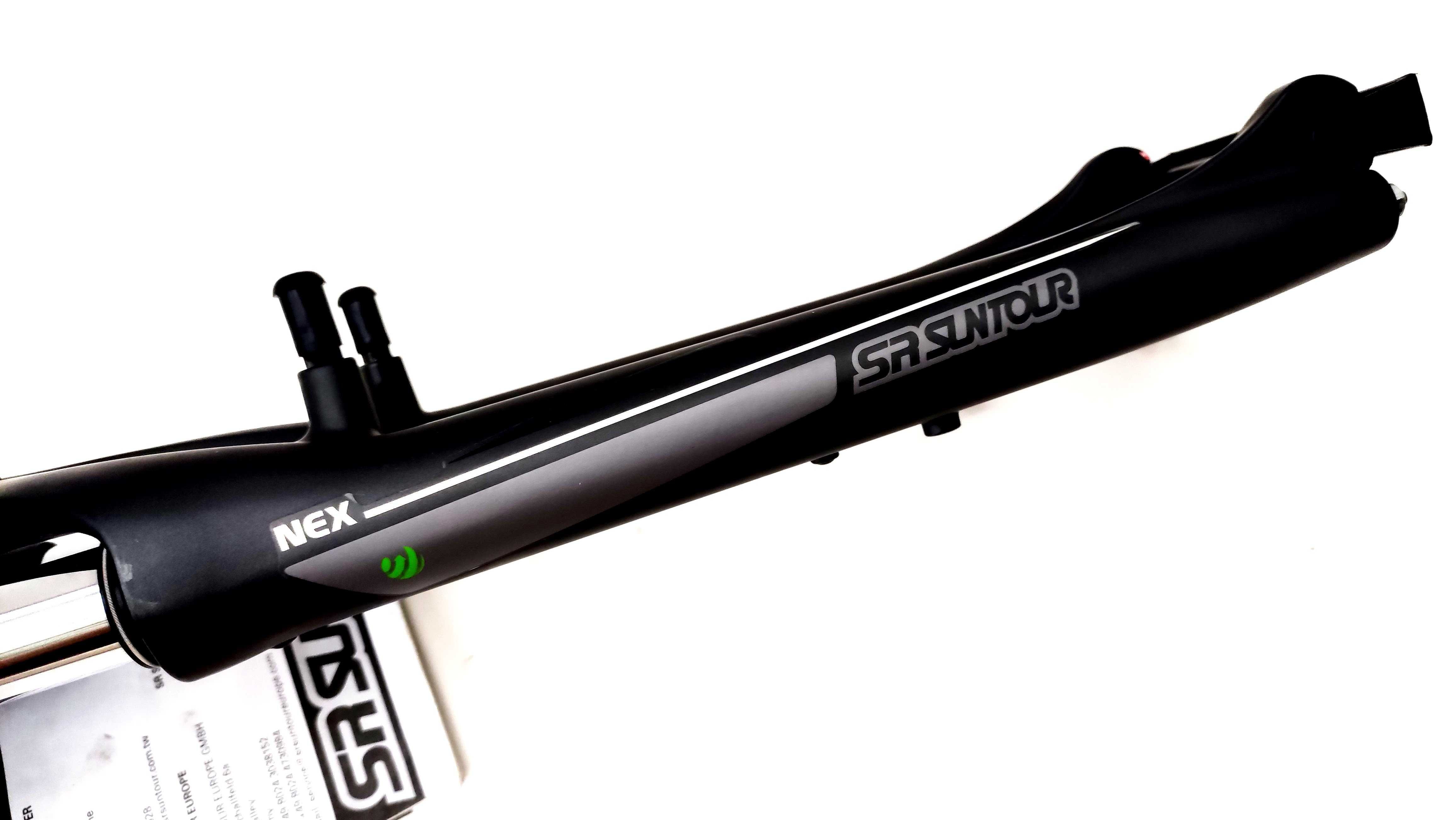 NOWY Amortyzator MTB Suntour NEX E-Bike koło 28/29" Tapered Blokada