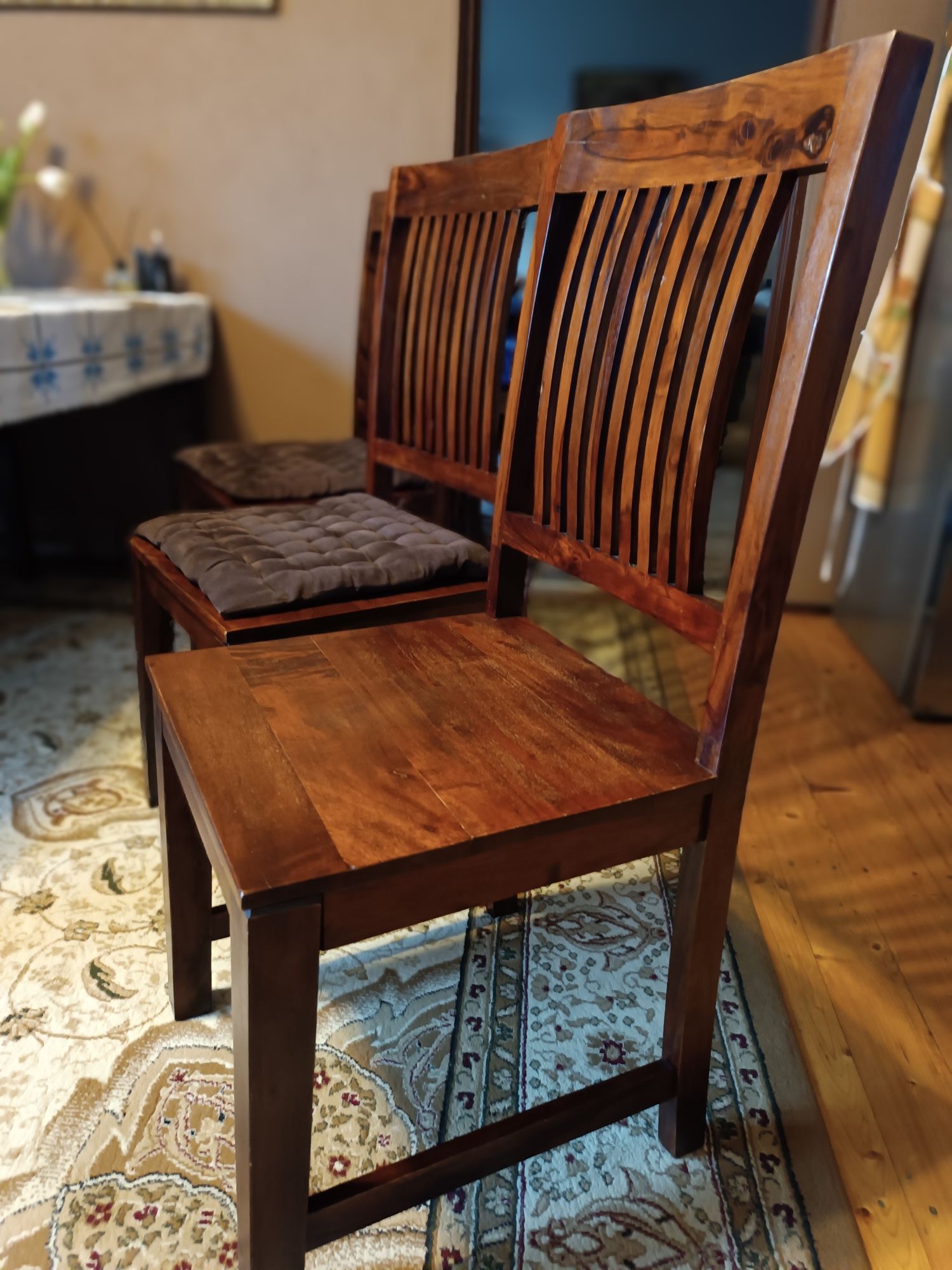 Krzesła Fredericia akacjowe