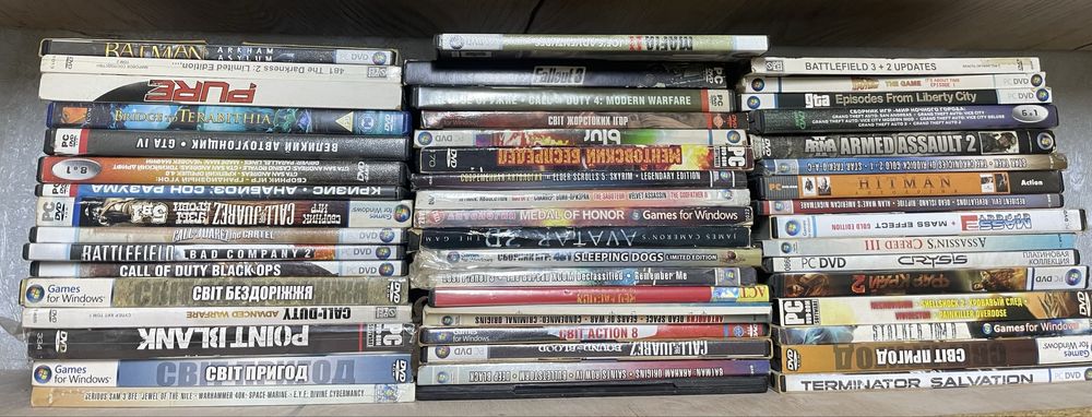 Продам ігри  для пк лот pc компютер дисти двд