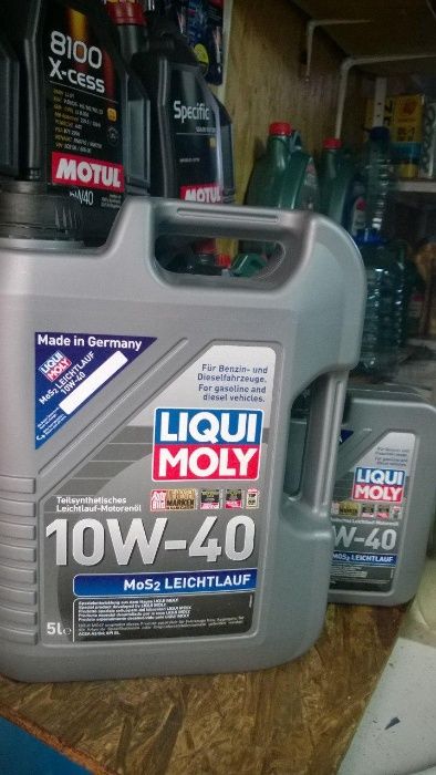 Liqui Moly MoS2 10W-40 цена за 5 л! еще есть 4 и 1л Оригинал