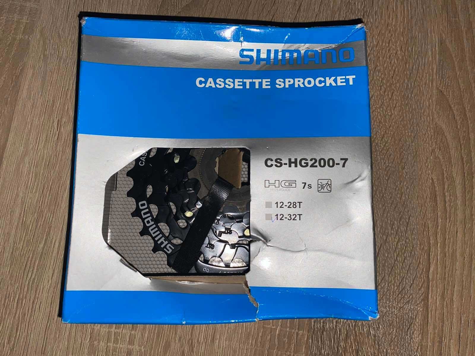 касета shimano sprocket 7