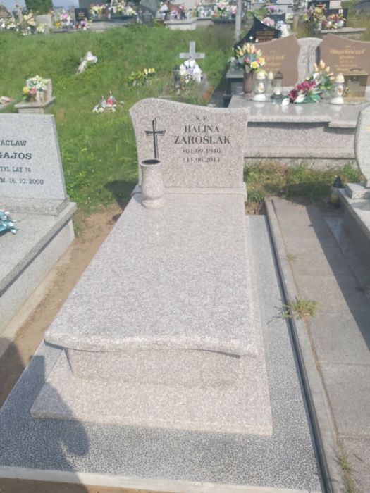 Czaniec Nagrobek 4800 zł w podstawie90x190 montażem. Gwarancja 10 lat!