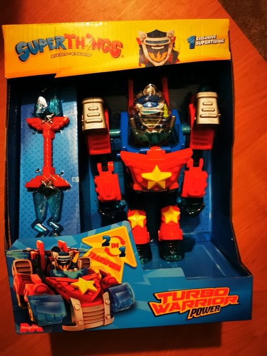 Nowy Magicbox Magic Box Superthings Turbo Warrior Power Robot Transfor