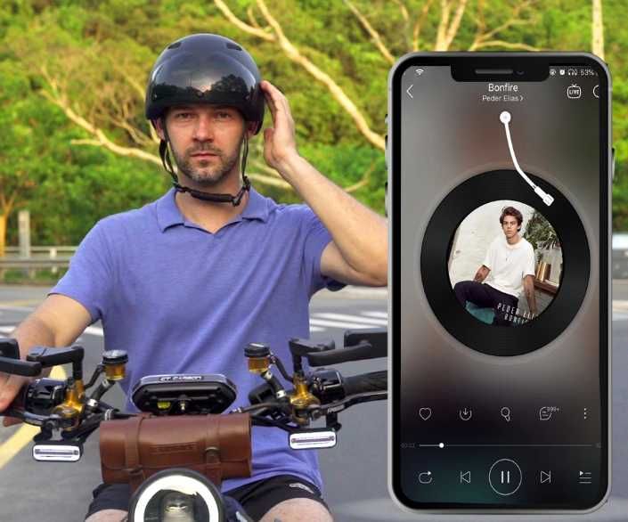 Inteligentny kask do roweru, e-bike, narty, snowboard kamera bluetooth