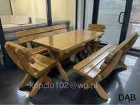 Meble ogrodowe drewniane olchowe 200cm wysylka
