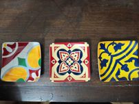 Conjunto de 3 pratos decorativos
