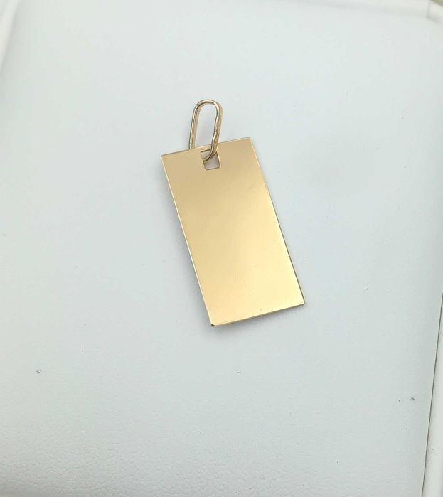 Złota zawieszka 585 Medalik Blaszka z Panem Jezusem NOWA/ Fajne Okazje