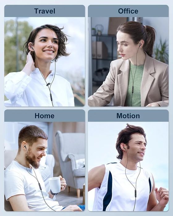 Słuchawki przewodowe USB-C New Bee