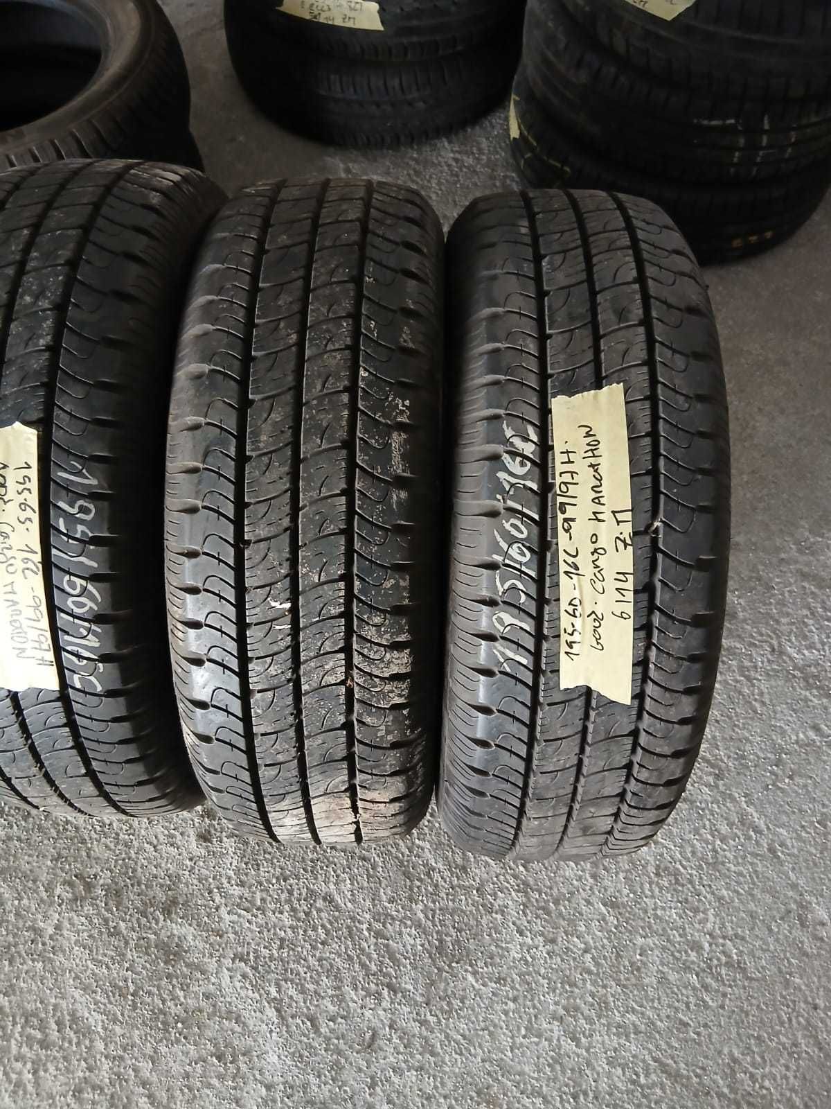 4 Pneus 195/60R16 C Goodyear