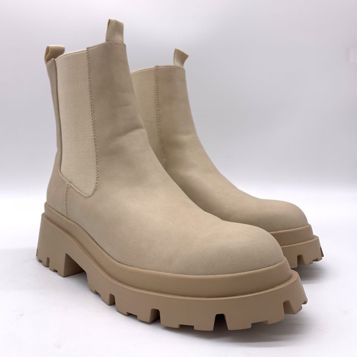Buty damskie Even&Odd beżowe botki na platformie sztyblety rozmiar 41