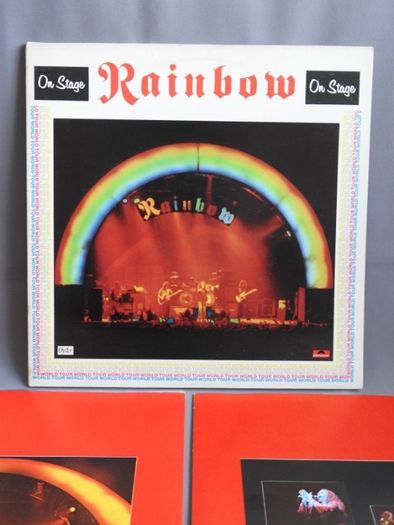 Rainbow ‎On Stage LP 1977 UK 2 пластинки NM Великобритания 1st press