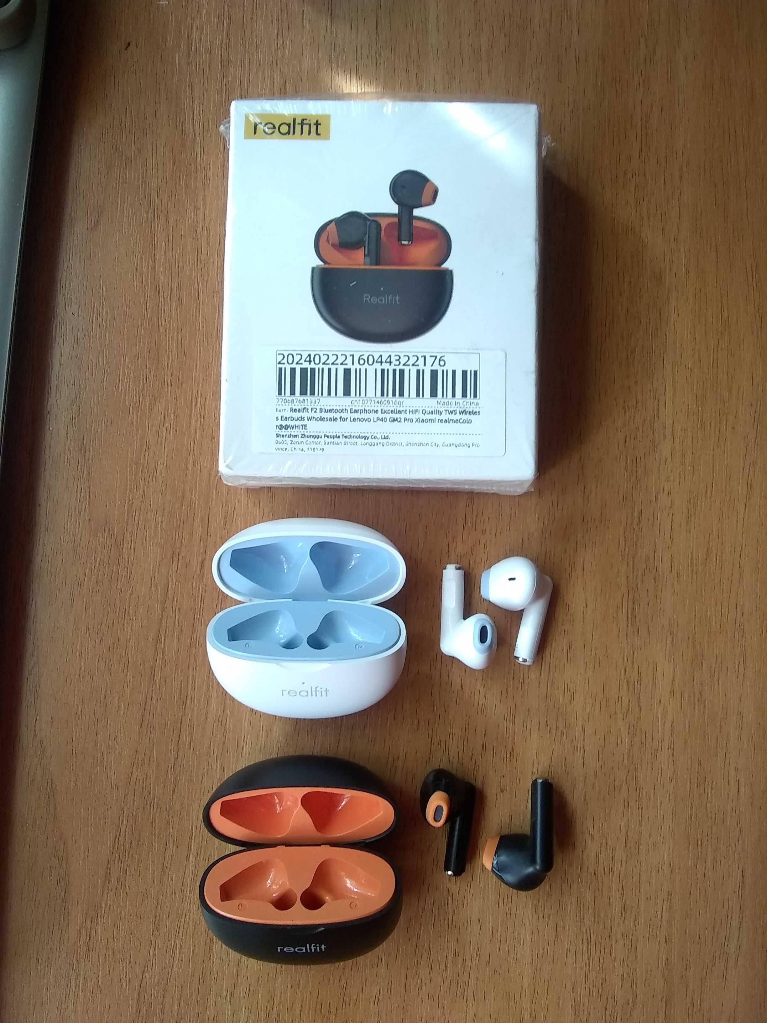 Бездротові bluetooth навушники realfit