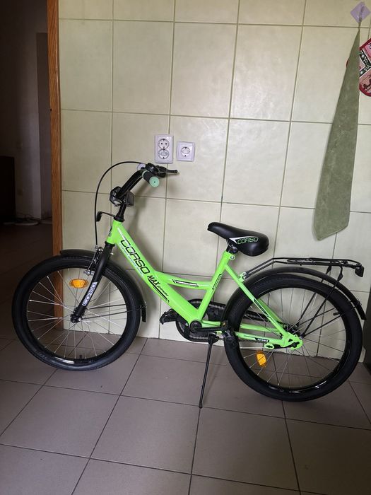 Велосипед дитячий corso max power 18 дюймів, двоколісний