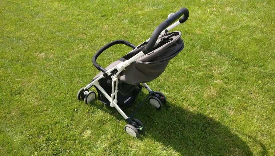 Wózek spacerowy Recaro Easylife + barierka, uchwyt, folia