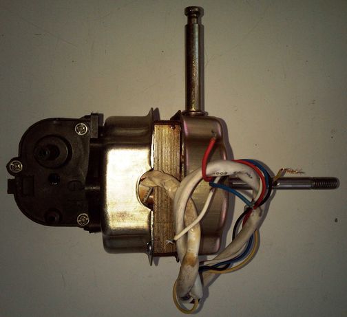 Двигатель (электромотор) бытового напольного вентилятора