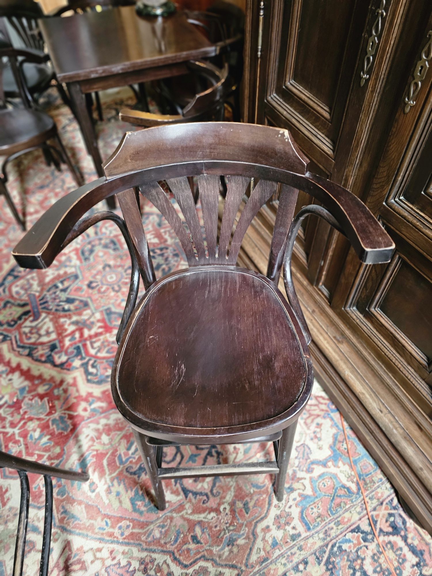 Krzesło barowe wysoki stołek tonet #858 Stylowy Węgrów