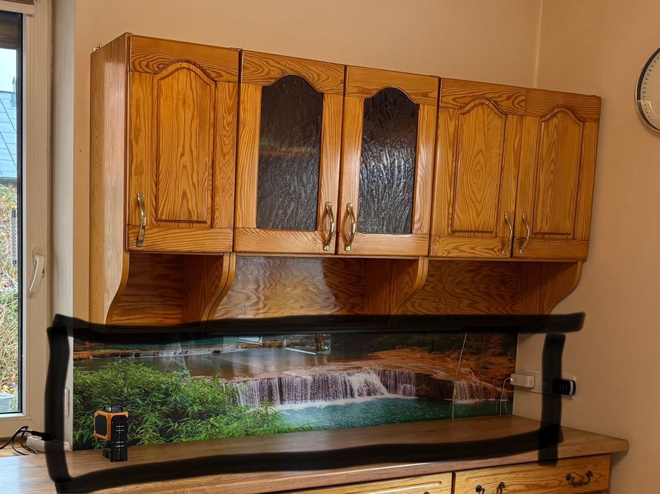 Panel szklany na sciane wyniary 180cm na 40cm