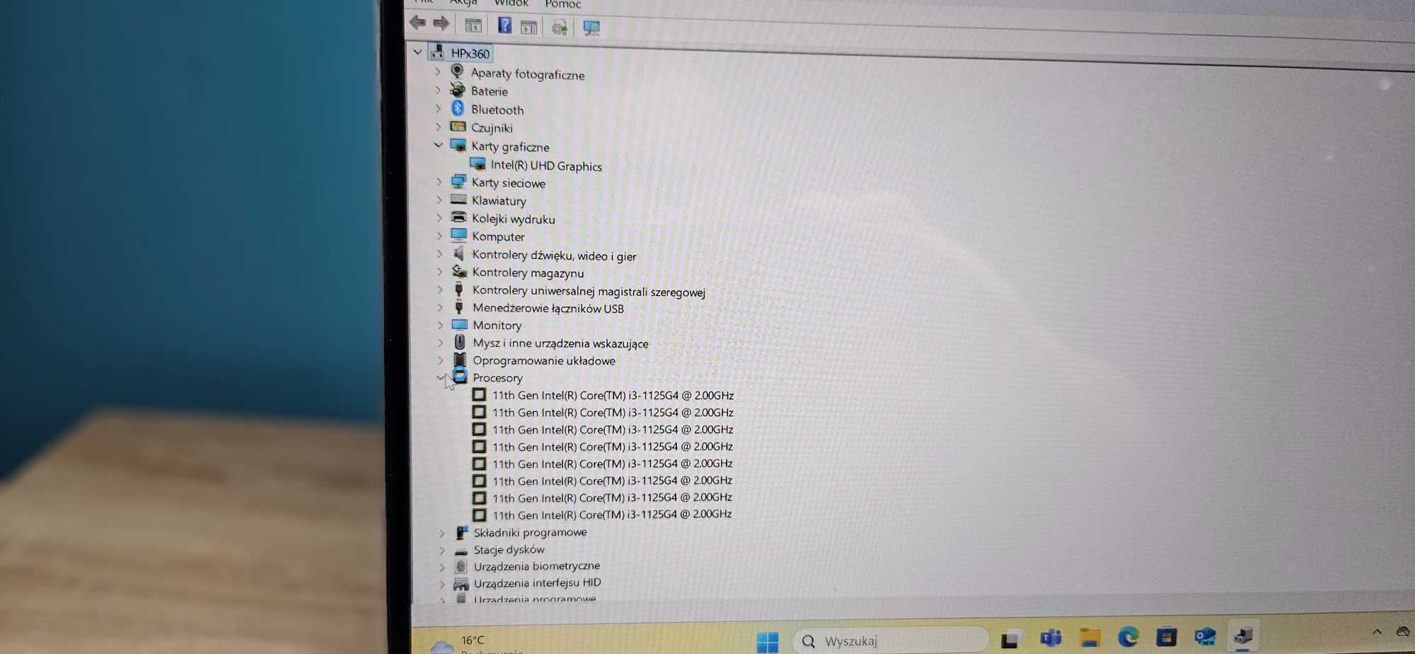 HP Pavilion X360 Konwertowalny 14-DY0XXX i3-1125G4 16GB, 512GB